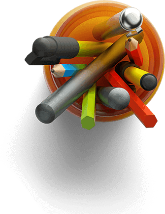 pencil-holder-compressor Publicidad Online en tu brazo